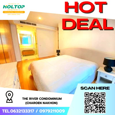 Condos for rent : #Z2434💥170968🔥Condo for rent: The River Condominium (Charoen Nakhon)