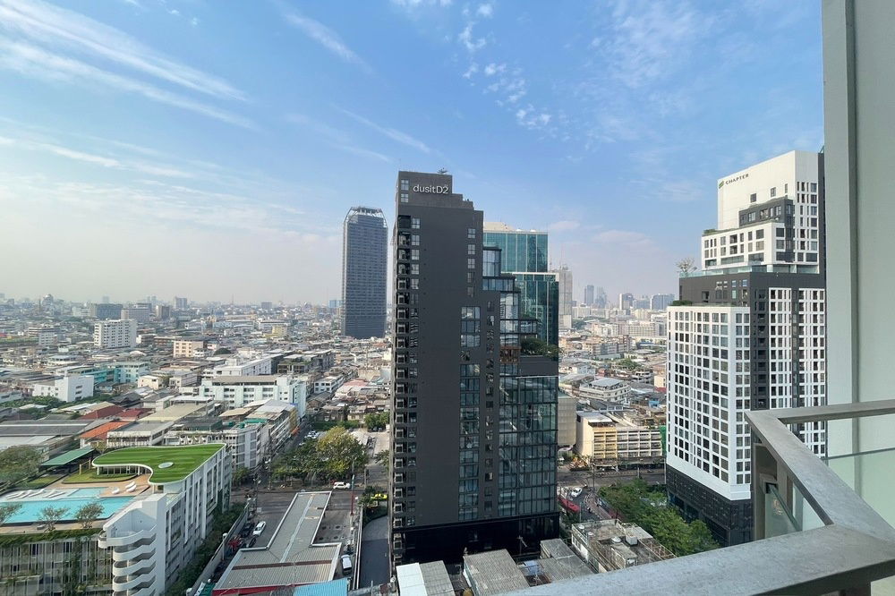 picture Sale Empty room !! SELL AT LOSS!! 📣 high floor 17+, With fixed parking!!🔥 Code C20231100388..Supalai Elite Surawong, 2 bed, 2 bath, Partly Furnished - 8/8
