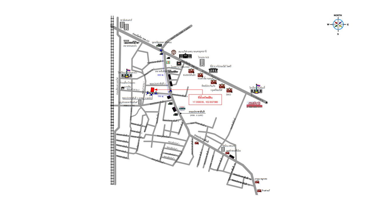 รูป บ้านเดี่ยว เนื้อที่ทั้งหมด 288.4 ตารางเมตร 481 ตำบลหนองบัว อำเภอเมืองอุดรธานี อุดรธานี ราคา 2,772,000 บาท - รูปที่ 4/4