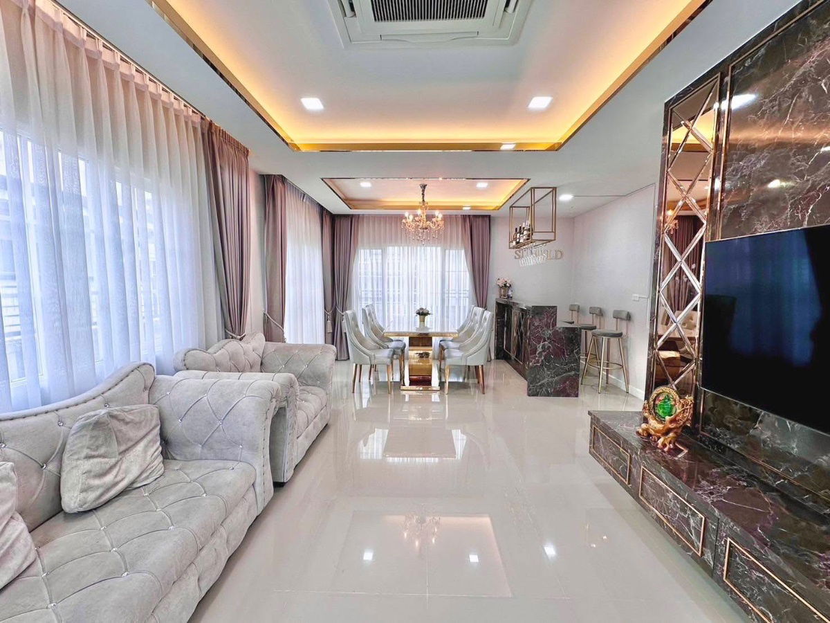รูป บ้านเดี่ยวให้เช่า ✨ Golden Neo Bangna-Suan Luang ✨ 4 ห้องนอน 3 ห้องน้ำ เฟอร์นิเจอร์ และ เครื่องใช้ไฟฟ้าครบ  - รูปที่ 7/11