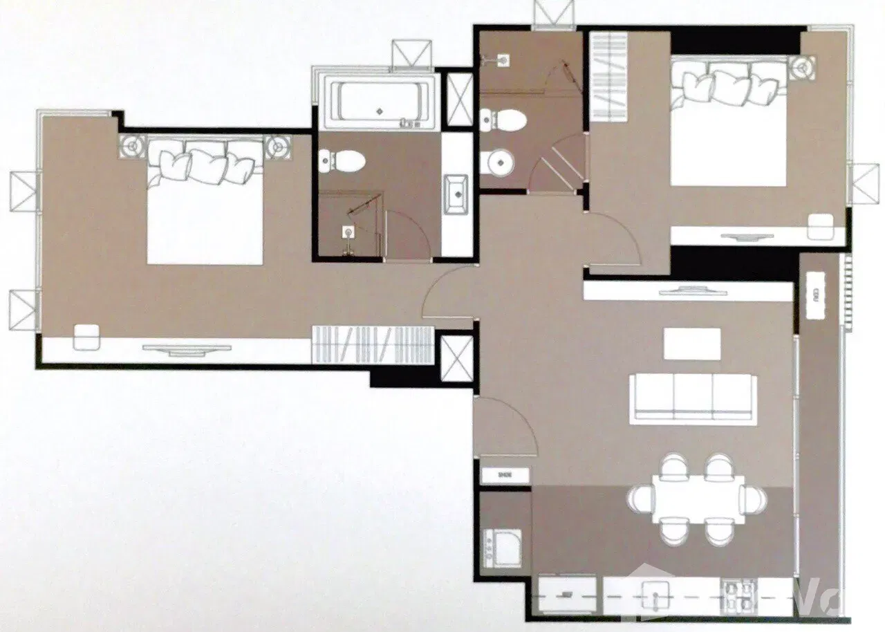picture 2 Bedroom Condo for rent at Rhythm Sukhumvit 36-38 5340538 - 11/12