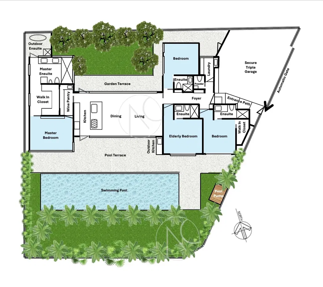 picture Luxury brand new Pool Villa in exclusive Beverly Hills LakSi 1911036 - 37/37