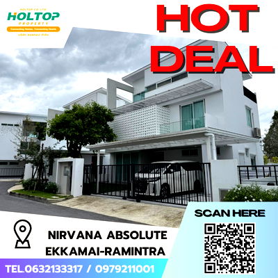 Houses for rent : #S4558 For Rent Nirvana Absolute Ekkamai-Ramintra