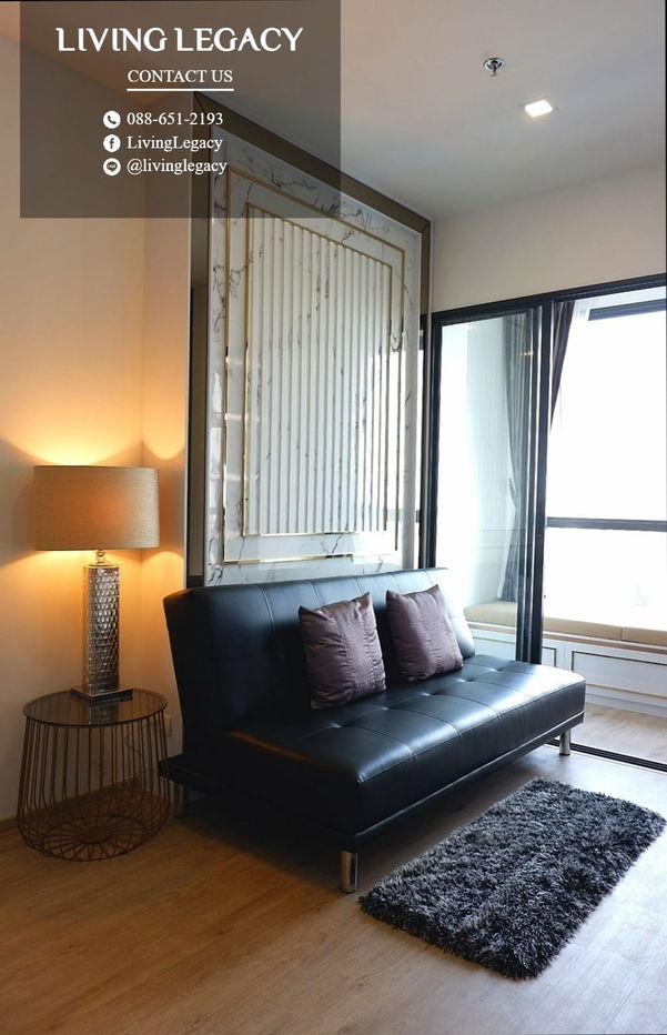 picture SF7D6K Condo For Rent The Rich Rama 9 - Srinakarin 27 Sq.M. Floor 12 line id : @livinglegacy - 8/15