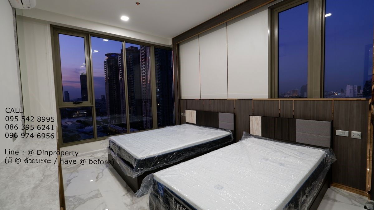 picture For Rent Rhythm Charoenkrung  Pavillion , 4  Bed,  BTS Saphan Taksin , Near Shrewsbury International School , CharoenKrung Road. - 5/5