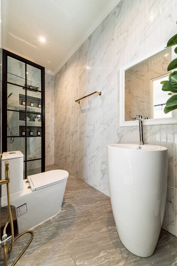 รูป ขายบ้านเดี่ยว 1 ชั้น สไตล์อังกฤษสุดหรู พร้อมสวนกว้างขวาง โครงการชาคริราห์วิลล์ หางดง-เชียงใหม่ T.0946511456 - รูปที่ 21/29