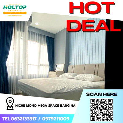 Condos for rent : #Z2451💥180968🔥 Condo for rent: Niche MONO Mega Space Bang Na