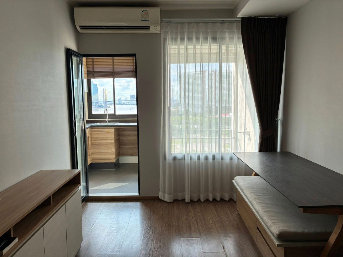 picture WS3803 [Rent] U Delight Residence Riverfront 💰 Rental price 25,000 baht/month 🚆 Near BTS Krung Thonburi - 2/6