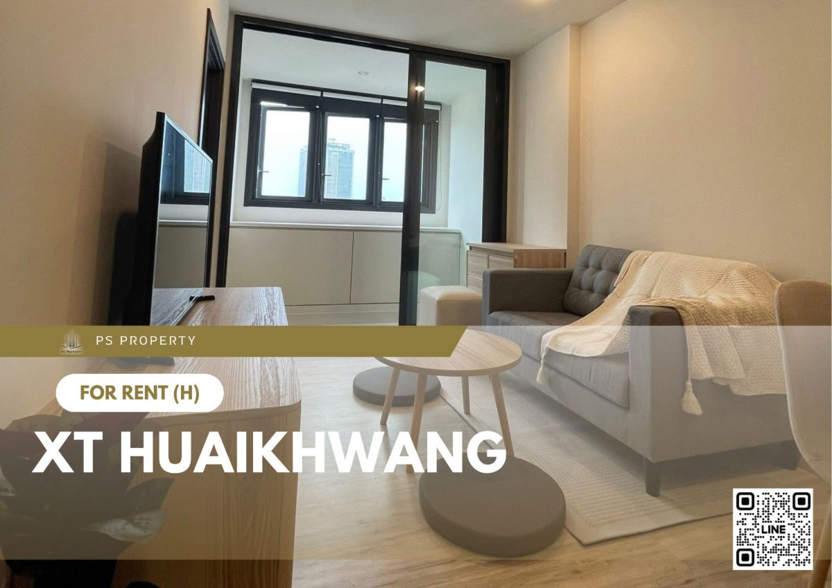 picture For rent 📍 XT HUAIKHWANG 📍 Fully furnished and equipped, near BTS Huai Khwang - 1/8