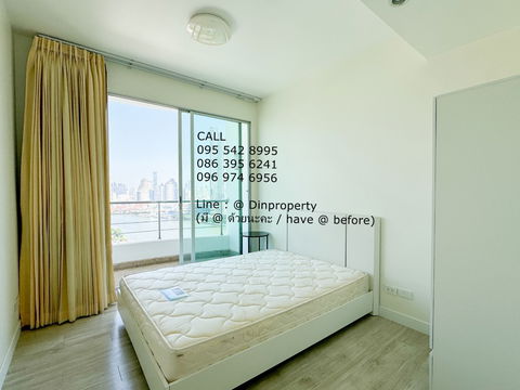 Rent Supalai River Place , 1 Bed ,BTS Saphan Taksin , BTS Krungthonburi , ICONSIAM ,Near Sathorn, Charoen Krung  