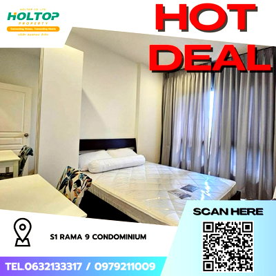 Condos for rent The Nine Rama 9 : #Z2456💥180968🔥 Condo for rent: S1 Rama 9 Condominium