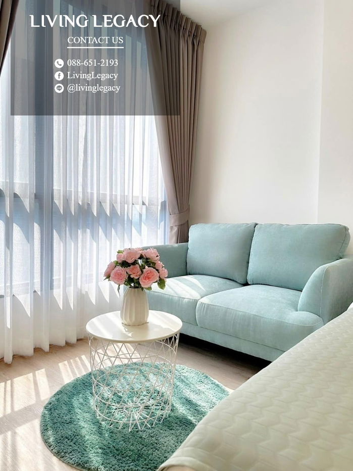 รูป LUW7LUNH ให้เช่าคอนโด The Rich Rama 9 - Srinakarin 26 ตร.ม. ชั้น 12 ตึก A line id : @livinglegacy - รูปที่ 3/14
