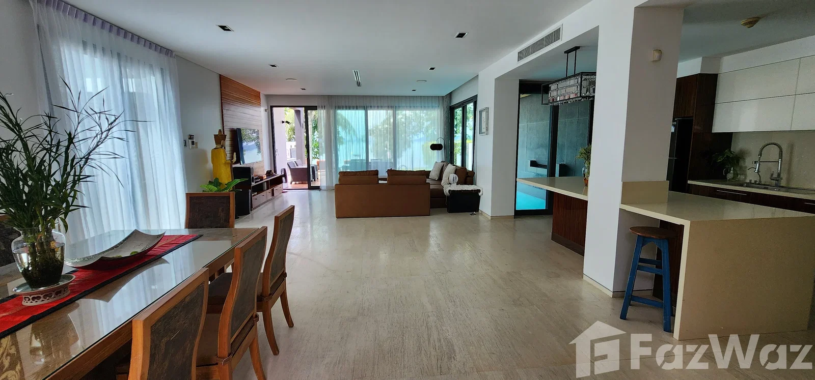 Beach Front Sea View 3 Bedroom 4.5 Bath Pool Villa For Rent 1797222 - image 6