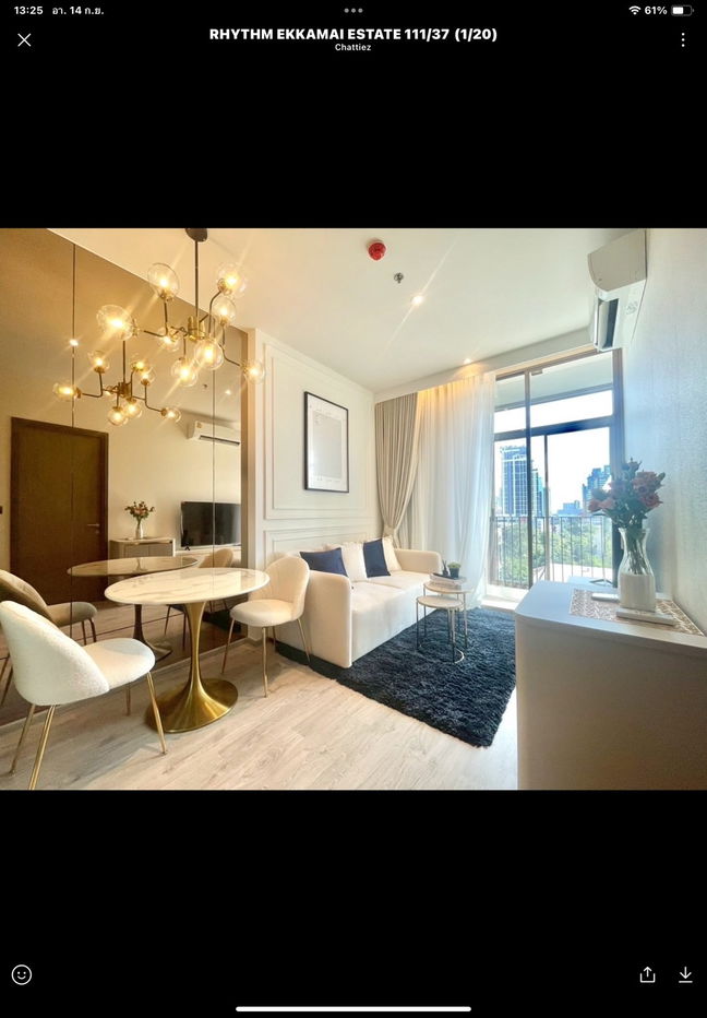 picture For Rent Condo Rhythm ekkamai estate fully furnished (S03-2125) - 8/11