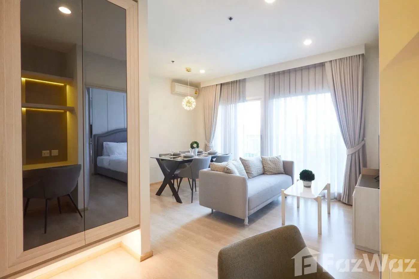 picture 2 Bedroom Condo for rent at Noble Revolve Ratchada 5725177 - 7/12