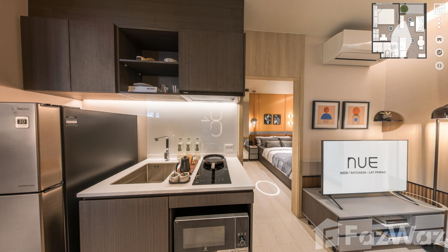 picture 1 Bedroom Condo for sale at Nue Noble Ratchada-Lat Phrao  1833364 - 21/37