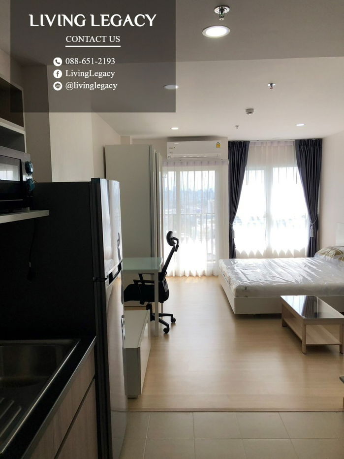 รูป SHQQQ0 ให้เช่าคอนโด Supalai Veranda Ramkhamhaeng 30 ตร.ม. ชั้น 27 ตึก B line id : @livinglegacy - รูปที่ 2/9