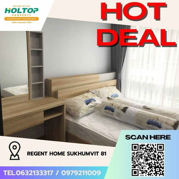 #Z2436💥170968🔥ให้เช่าคอนโด Regent Home Sukhumvit 81 
