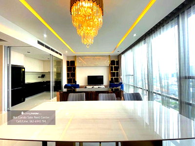 Condos for rent : The Bangkok Sathorn (for rent) 2 Bed 2 Bath. Usable area 120 sqm Close to BTS Surasak *Rental fee 85,000 THB/month Tel.0626941794