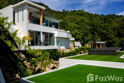 Houses for rent Ko Samui Surat Thani : 3BR Seaview Pool Villa in Quiet Maenam Jungle 1677666
