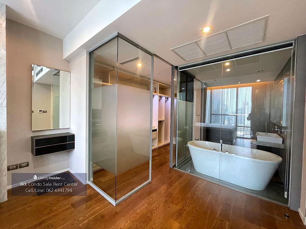 รูป ให้เช่าคอนโด The Bangkok Sathorn ขนาด 2 ห้องนอน 2 ห้องน้ำ พื้นที่ 120 ตรม ใกล้ BTS สุรศักดิ์ ค่าเช่า 85,000 ต่อเดือน โทร.0626941794 - รูปที่ 9/13