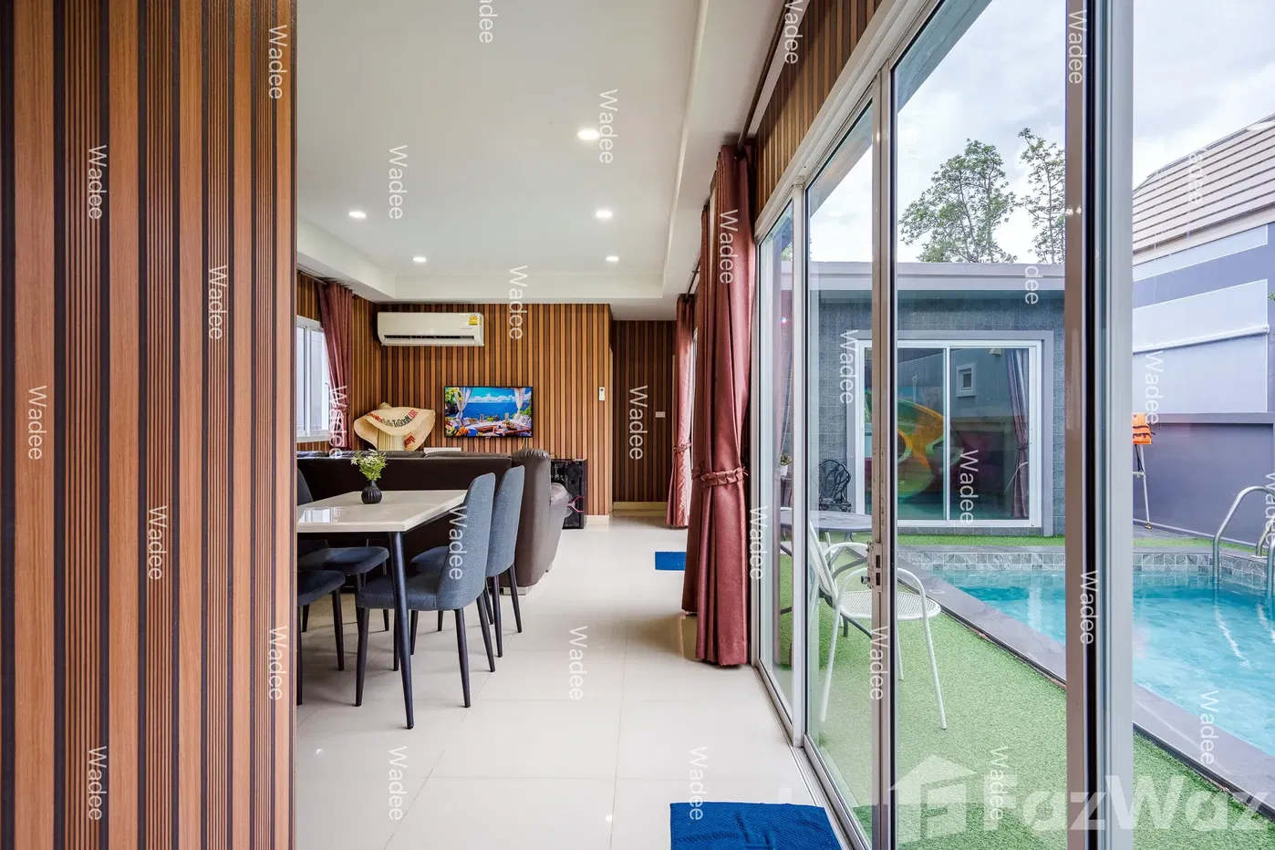 รูป วิลล่าให้เช่า 3 ห้องนอน ในโครงการ นรี พูล 2 5718372 - รูปที่ 3/12