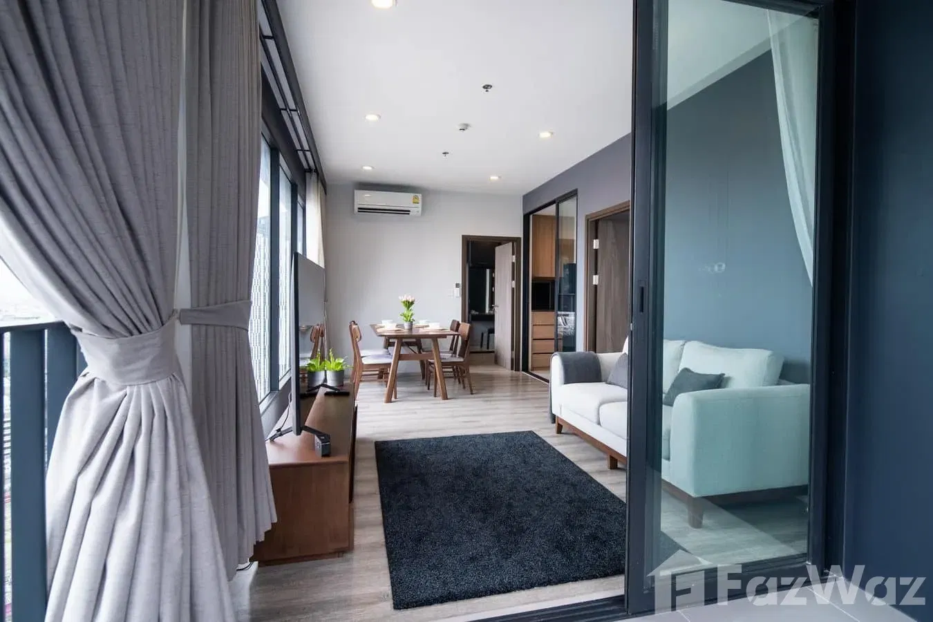 picture Spacious 54 sqm, 2 Beds, 1 Bath, Close to MRT Phetchaburi! 1714618 - 1/15