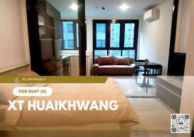 Condos for rent : For rent ✨ XT HUAIKHWANG ✨ Fully furnished and equipped, near MRT Huai Khwang