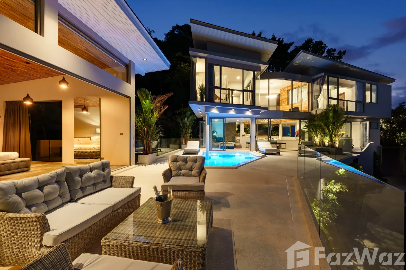 รูป วิลล่าให้เช่า 4 ห้องนอน ใน บ่อผุด, สุราษฎร์ธานี 2000932 - รูปที่ 7/39