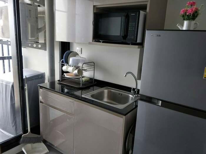 รูป 🌈🌈FOR RENT!! The Politan Rive 30 ตร.ม. 1Bed ชั้น 50 ห้องมุม วิวแม่น้ำ แต่งครบ สนใจ Line ID: @atfirm🌈🌈 - รูปที่ 9/14
