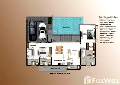 Houses for sale Surat Thani : 3 Bedroom Villa for sale at The Lux Residence Plai Laem  5366587