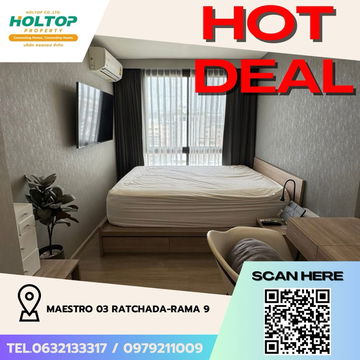 #Z2437💥170968🔥 Condo for rent: Maestro 03 Ratchada-Rama 9