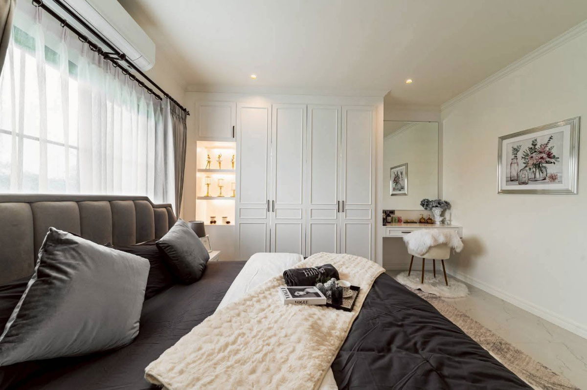 รูป ขายบ้านเดี่ยว 1 ชั้น สไตล์อังกฤษสุดหรู พร้อมสวนกว้างขวาง โครงการชาคริราห์วิลล์ หางดง-เชียงใหม่ T.0946511456 - รูปที่ 8/29