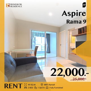 รูปภาพ  Aspire Rama 9 💖 Fully furnished 🛋️ Near MRT Rama 9 