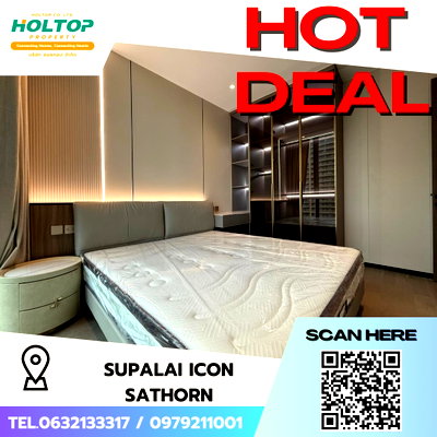 คอนโดให้เช่า : #S4559 ให้เช่า Supalai Icon Sathorn