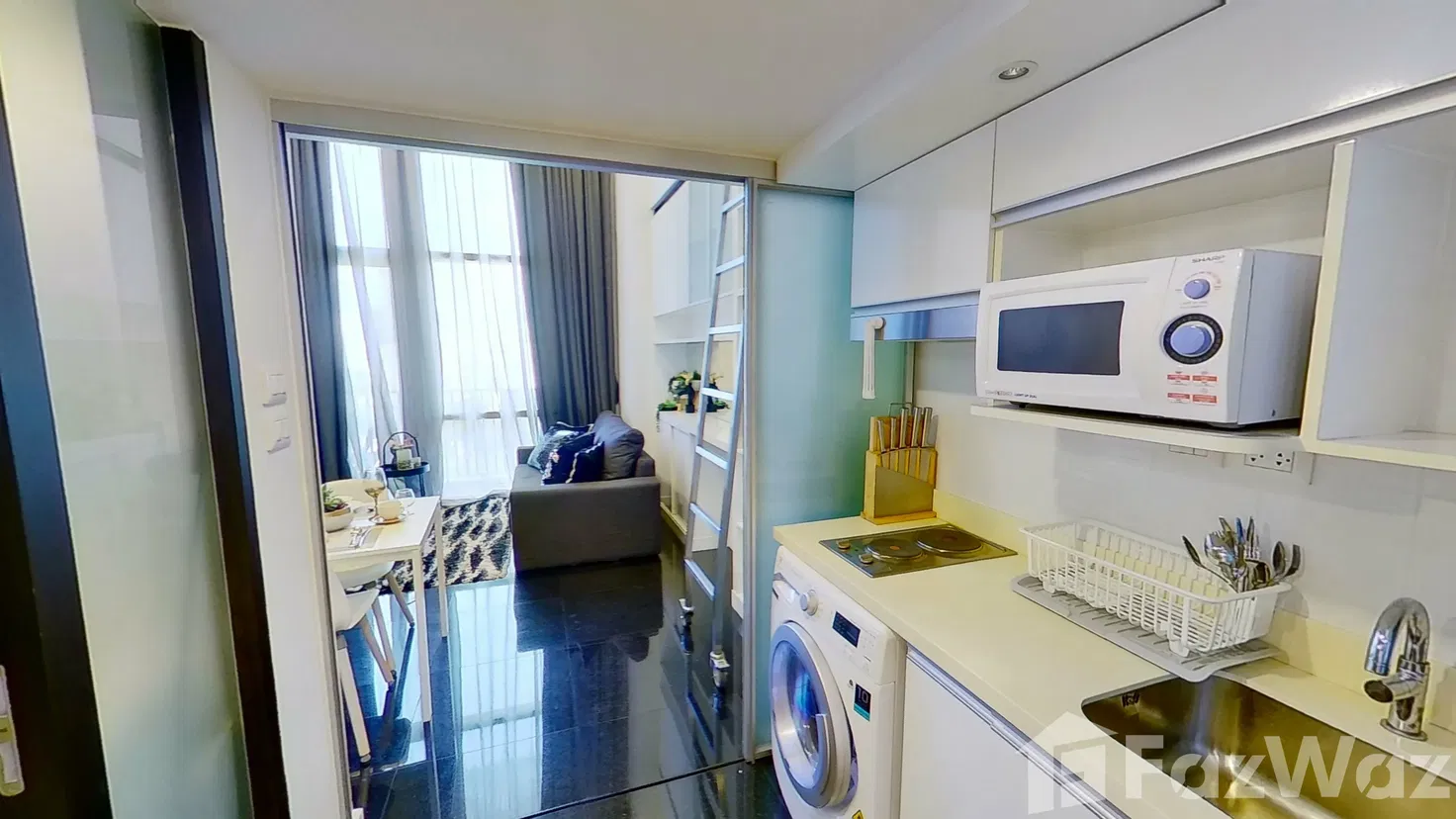รูป คอนโดให้เช่า 1 ห้องนอน ในโครงการ ไอดีโอ มอร์ฟ 38 642546 - รูปที่ 4/9