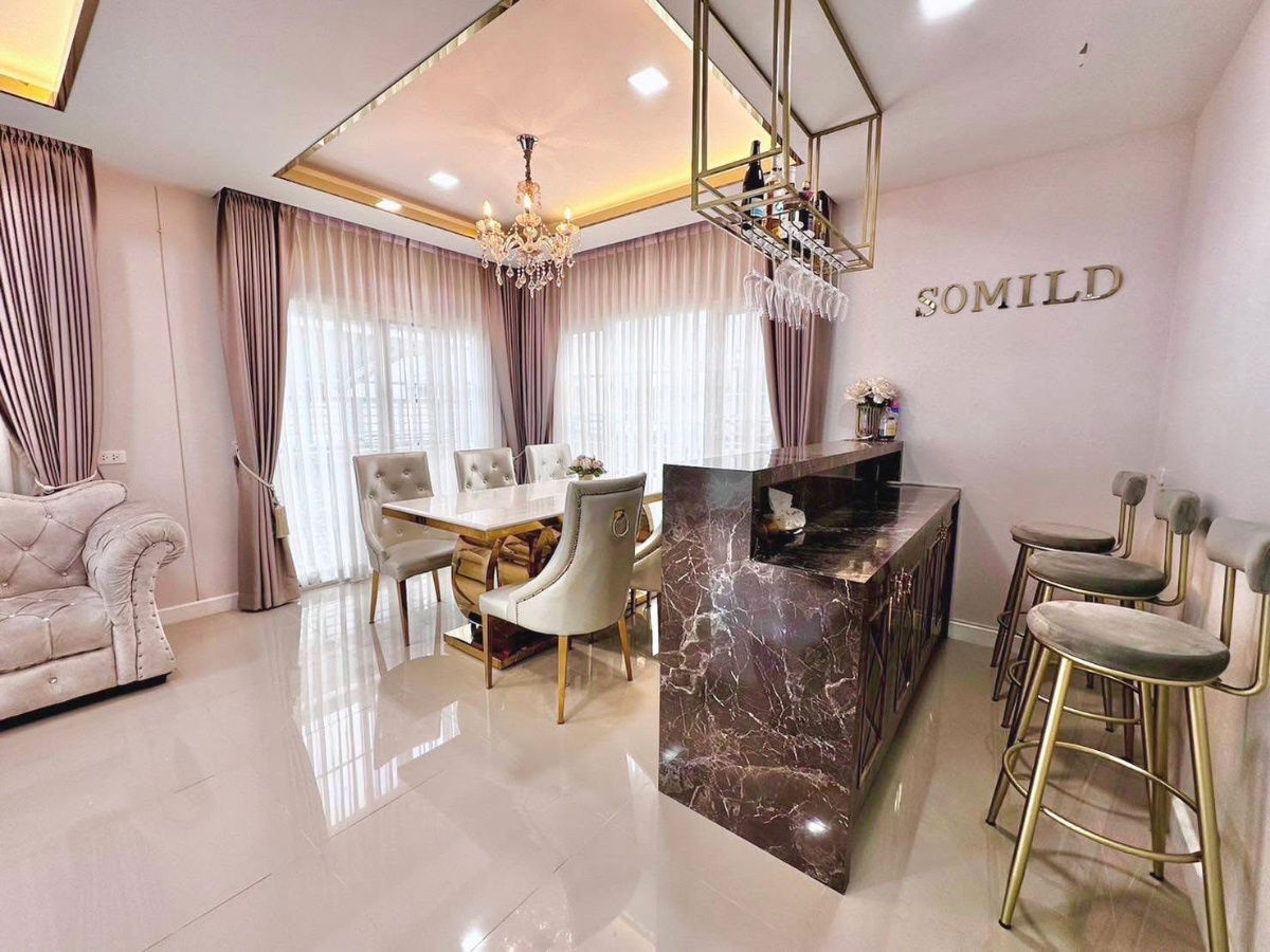 รูป บ้านเดี่ยวให้เช่า ✨ Golden Neo Bangna-Suan Luang ✨ 4 ห้องนอน 3 ห้องน้ำ เฟอร์นิเจอร์ และ เครื่องใช้ไฟฟ้าครบ  - รูปที่ 10/11