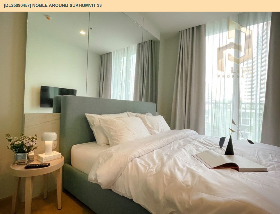 รูป DL25090457 ให้เช่าคอนโด โนเบิล อราวน์ สุขุมวิท 33 (Noble Around Sukhumvit 33) ใกล้ BTS พร้อมพงษ์ พร้อมเข้าอยู่ โทรด่วน 0638692663 LineID @897iyzll - รูปที่ 15/29
