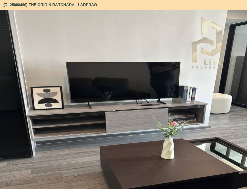 picture DL25090469 Condo for rent, The Origin Ratchada - Ladprao near MRT รัชดาภิเษก, ready to move in, call urgently 0800343450 LineID @655ebbvc - 4/9