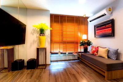 คอนโดให้เช่า : PFD-06029 ให้เช่าคอนโด  เดอะ เบส พาร์ค เวสต์ สุขุมวิท 77 ( The Base Park West Sukhumvit 77 ) นัดชมห้อง ■ line : @propertyfinder