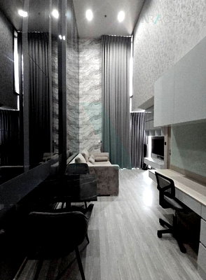 Condos for rent : For Rent Condo THE LINE SUKHUMVIT 101 Building 1, Floor 21,Duplex, Room size 42 sqm