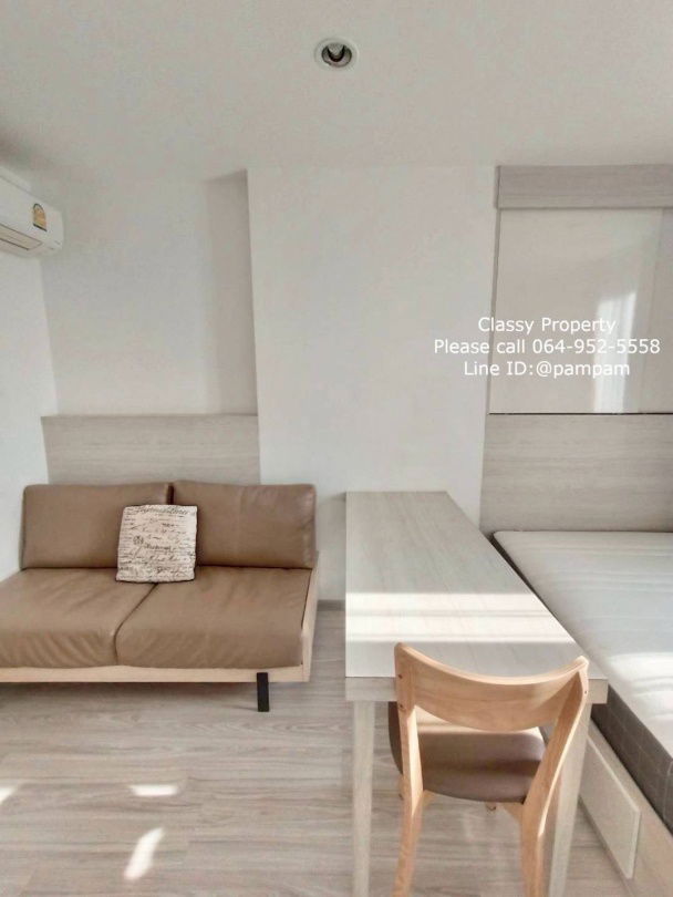 picture ***Condo for rent : Ideo Mobi Bangsue Interchange  Studio Nice decorated Built-in furniture  Fully furnished+Washing machine near MRT***  - 2/15