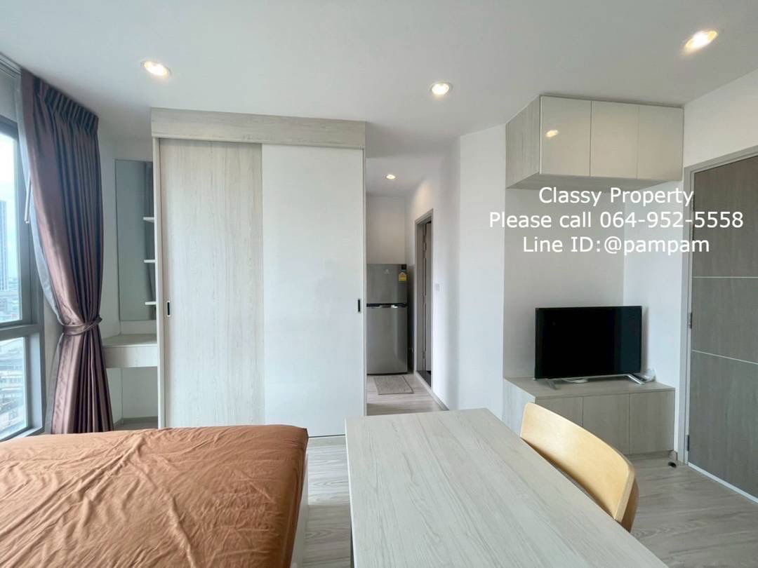 picture ***Condo for rent : Ideo Mobi Bangsue Interchange  Studio Nice decorated Built-in furniture  Fully furnished+Washing machine near MRT***  - 5/15