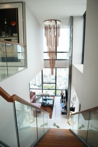 ให้เช่า the bangkok sathorn 1 นอน duplex 0639399665