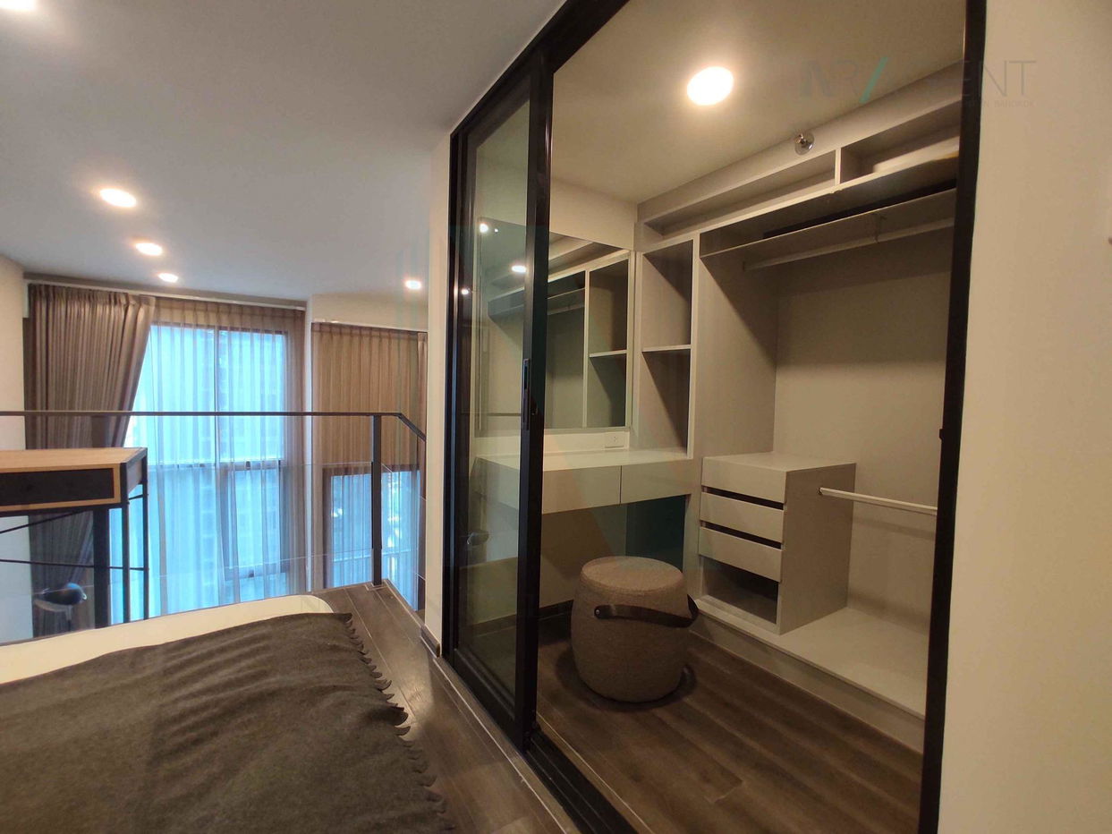 รูป ให้เช่าคอนโด ไนท์บริดจ์ สเปซ พระราม 9 อาคาร 1 ชั้น 22 Duplex ขนาด 39 ตรม ใกล้ Central พระราม 9 - รูปที่ 5/8