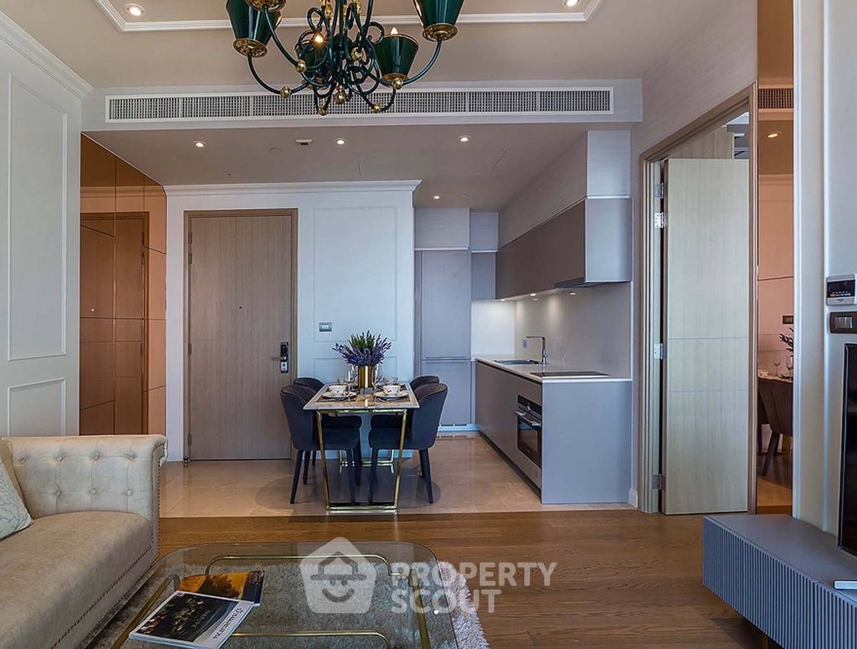 รูป คอนโด 1-ห้องนอน ที่ แมกโนเลียส์ วอเตอร์ฟรอนท์ เรสซิเดนซ์ ใกล้ BTS สะพานตากสิน (ID 680724) - รูปที่ 4/7