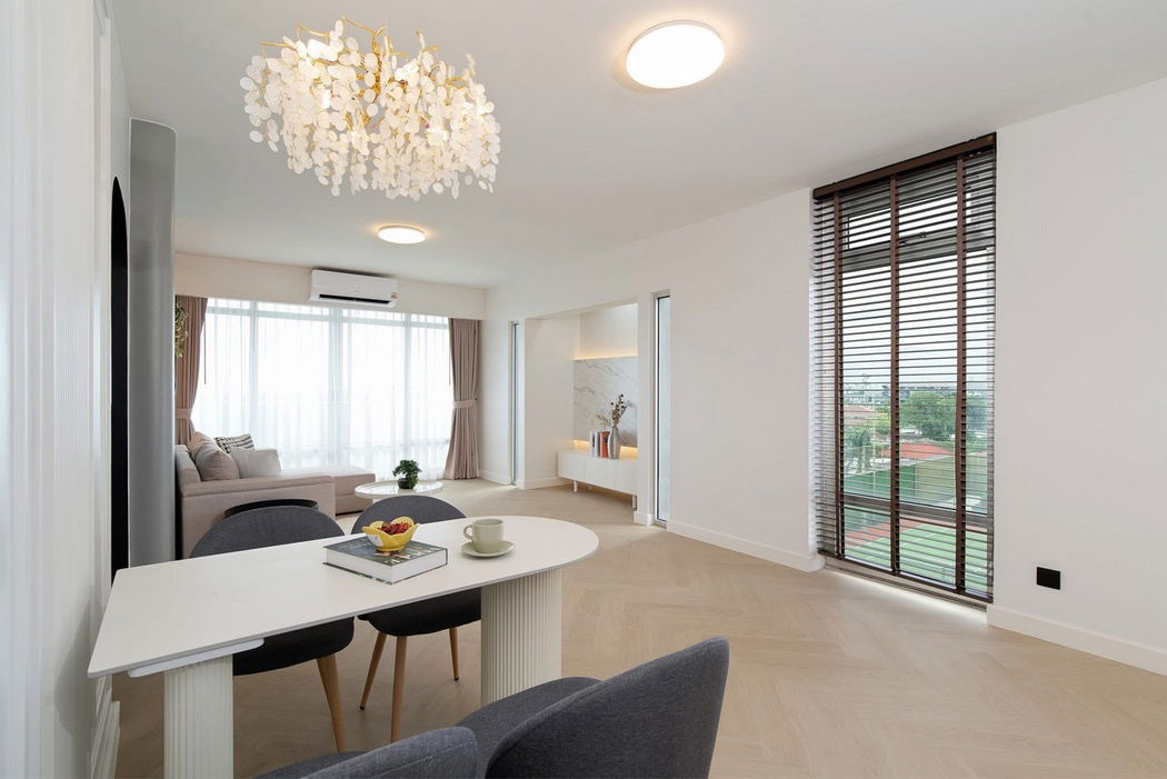 picture Call : 095-456-4655 Lakeview Condominium Geneva Building, Muang Thong Thani, 72.41 sq.m 2 Beds, 8th floor, Fully furnished - 4/14