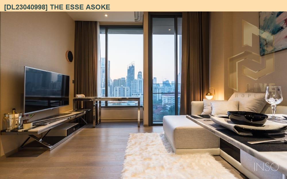 รูป DL23040998 ขายคอนโด ดิ เอส อโศก (The ESSE Asoke) ใกล้ BTS อโศก พร้อมเข้าอยู่ โทรด่วน 0800343450 LineID @655ebbvc - รูปที่ 4/4