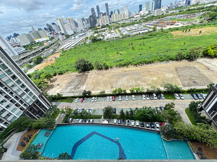 รูป ขายSupalai Veranda ศุภาลัย เวอเรนด้าพระราม9 วิวสระ 2ห้องนอน 2ห้องน้ำ ห้องบิ๊วอินเจ้าของอยู่เอง - รูปที่ 8/12