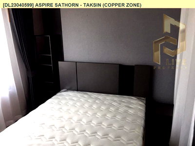ขายคอนโด : DL23040599 ขายคอนโด แอสปาย สาทร - ตากสิน (คอปเปอร์ โซน) (Aspire Sathorn - Taksin (Copper Zone)) ใกล้ BTS วุฒากาศ พร้อมเข้าอยู่ โทรด่วน 0614453194 LineID @162cjixi